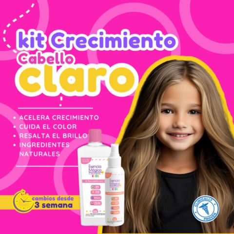 Esencia Mágica® Kit de crecimiento y cuidado capilar de niños✨Shampoo 250ml+Tónico 130ml