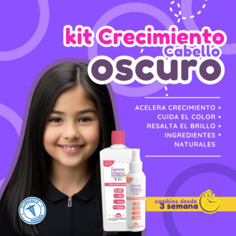 Esencia Mágica® Kit de crecimiento y cuidado capilar de niños✨Shampoo 250ml+Tónico 130ml